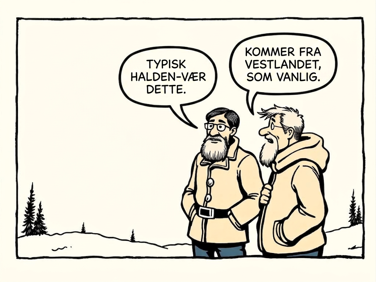 Været i Halden